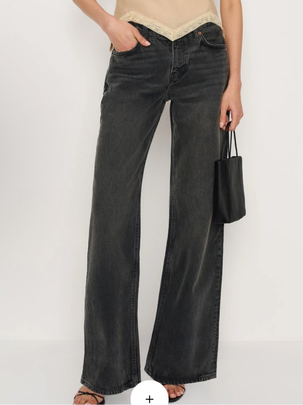 Reformation Cary Slouchy Wide Leg Jeans
